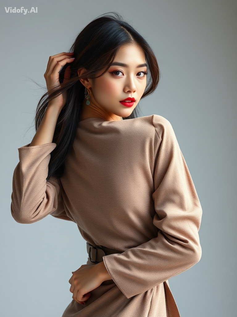 Create images using a random creative style.
A Chinese woman