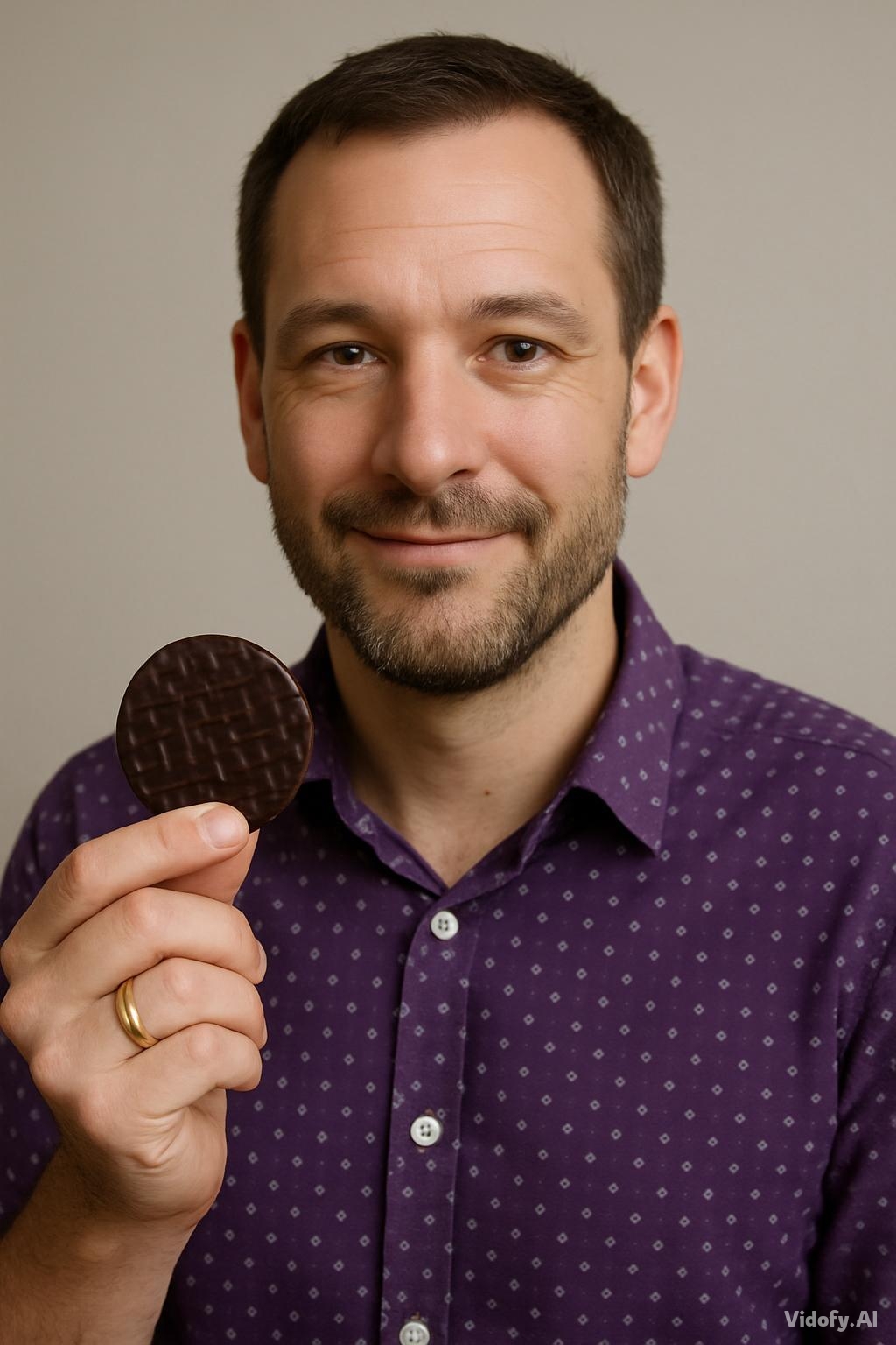 photo of jake smith age 38 MAN WEARING DOTTED SHIRT PURPLE AND WE